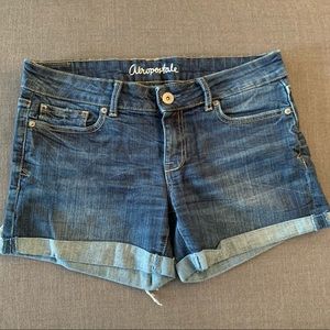 Aeropostale boyfriend denim / jean shorts sz 4